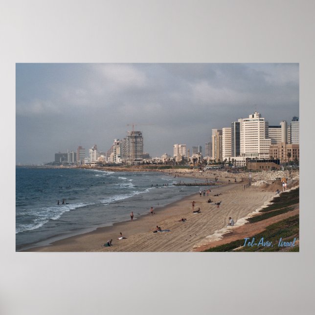 Póster La playa de Tel Aviv (Frente)