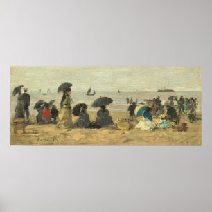 Póster La playa - Eugène Boudin Bella Artes