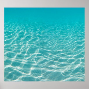 Póster La Playa Maldiva Refleja Las Hermosas Vistas.