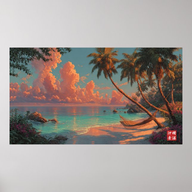 Póster La playa oculta (Frente)