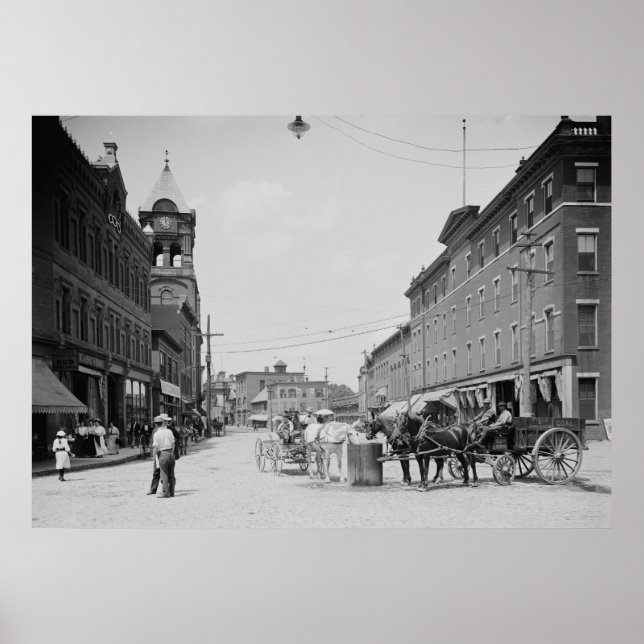 Póster La plaza (Frente)