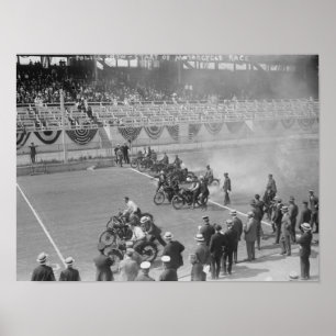 Póster La policía muestra -- Comienzo de la raza de la