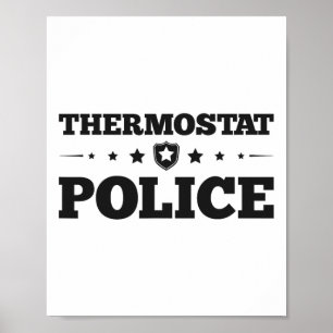 Póster La policía termostatica Diversión de papá Regalos 