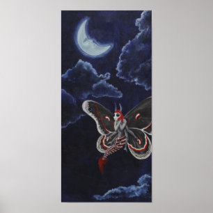 Póster La polilla ama la letra pequeña de la luna