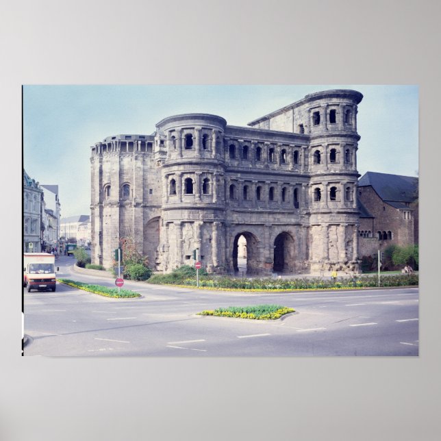 Póster La Porta Nigra, siglo IV (Frente)