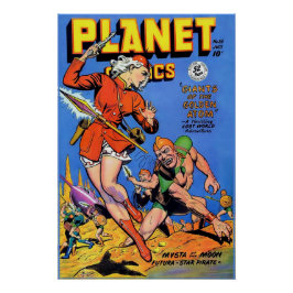 Póster La portada de Planet Comics #55 | Historieta de ép