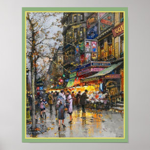 Póster La Porte Saint-Martin Paris