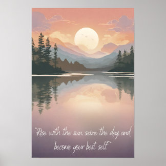 Póster La positividad de la naturaleza: abrazando la paz 