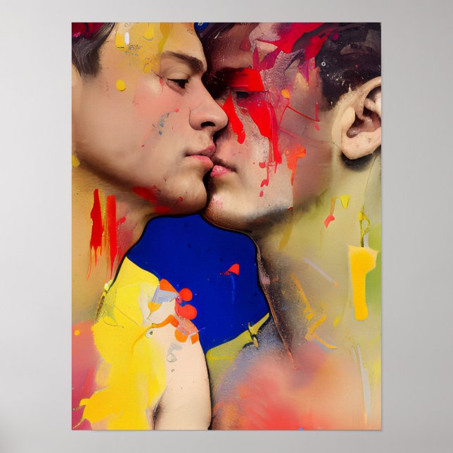 Póster La postal del beso de los amantes (Frente)