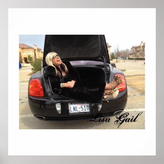 Póster La Poster de edición limitada de Lisa Gail (Frente)