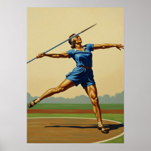 PÓSTER LA POUSSÉE DU JAVELOT