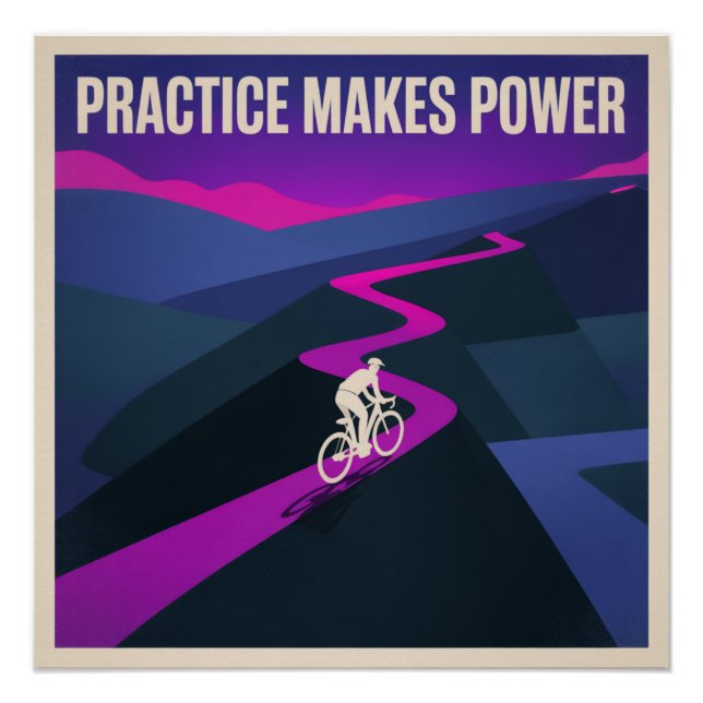 Póster La práctica hace la perfección (Anverso)