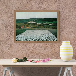 Póster La pradera de flores en el norte