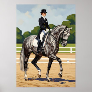 Póster LA PRÉCISION DU DRESSAGE (La precisión del vestido