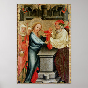 Póster La presentación de Cristo en el templo
