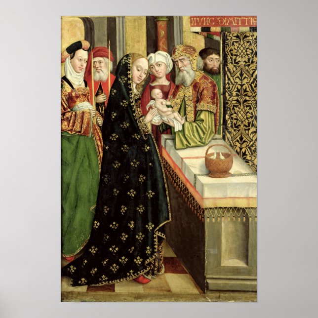 Póster La presentación en el templo (Frente)