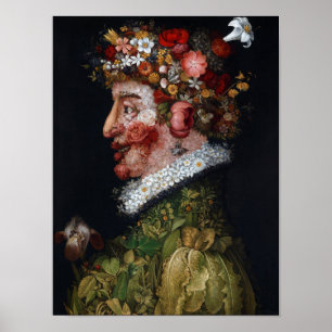Póster La primavera, Arcimboldo