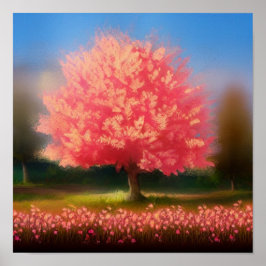 Póster La primavera está en el Poster del aire