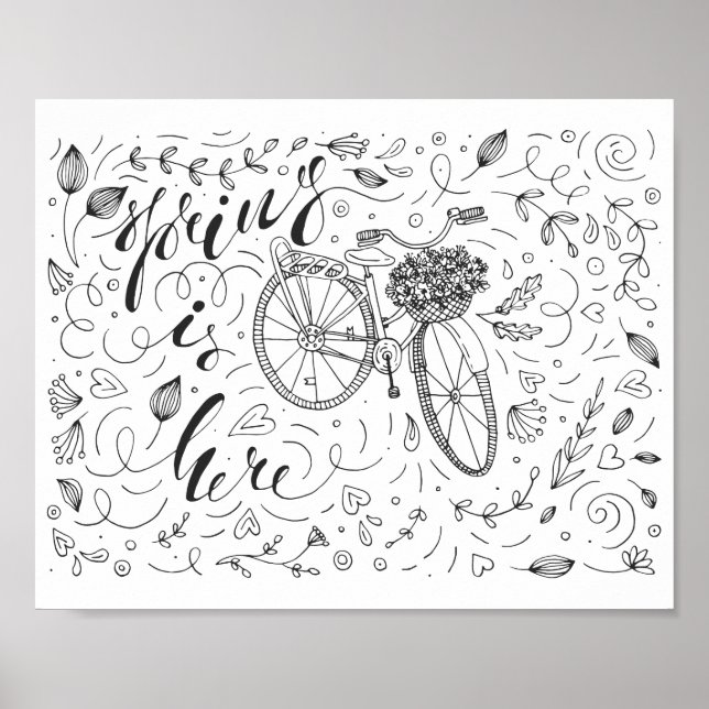 Póster La primavera llegó (Frente)