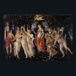 Póster La Primavera Sandro Botticelli Glossy<br><div class="desc">La Primavera por Sandro Botticelli, pintura templada en el tablero de madera c. 1482, es una representación monumental de una procesión de antiguos dioses clásicos que anuncian el regreso de la primavera, un tema que simboliza el momento de la renovación del Renacimiento. En el centro de la pintura se encuentran...</div>