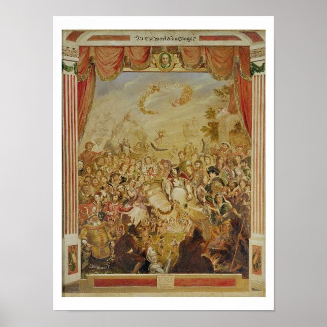 Póster La primera aparición de William Shakespeare (1564- (Frente)