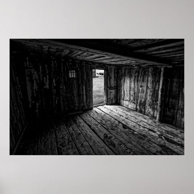 PÓSTER LA PRIMERA CÁRCEL EN EL TERRITORIO DE MONTANA 1860 (Frente)