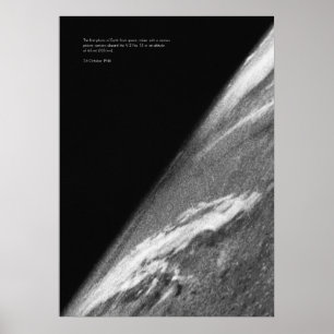 Póster La primera foto de la Tierra desde el espacio, 194