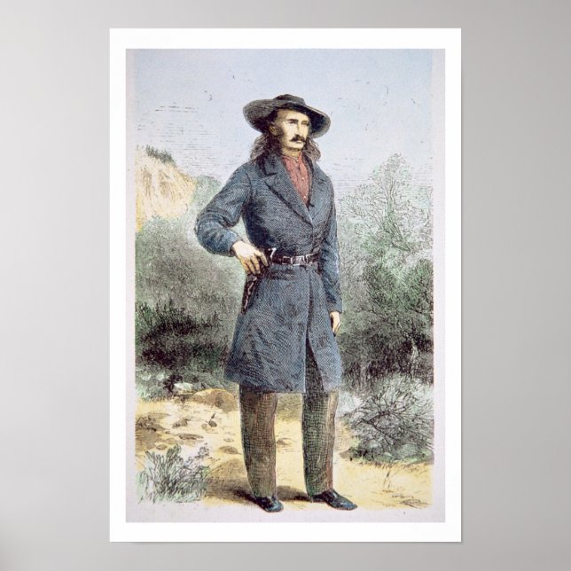 Póster La primera foto publicada de 'Wild Bill' Hickok (Frente)