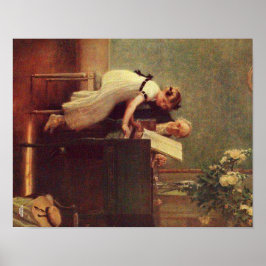 Póster La primera lección de piano de Muenier