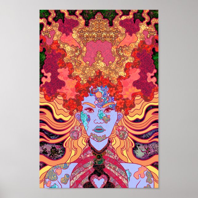 Póster La Princesa de Rojo (Frente)