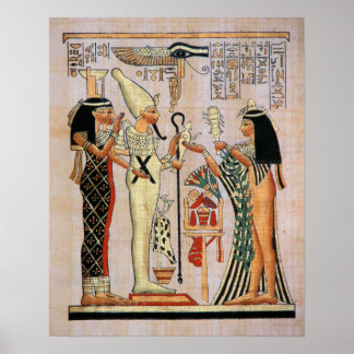 Póster La princesa se acerca a Osiris, Isis y Neptys