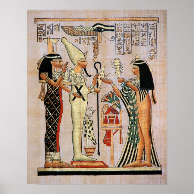 Póster La princesa se acerca a Osiris, Isis y Neptys (Frente)