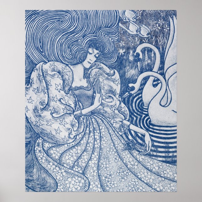 Póster La princesa y el cisne (Frente)