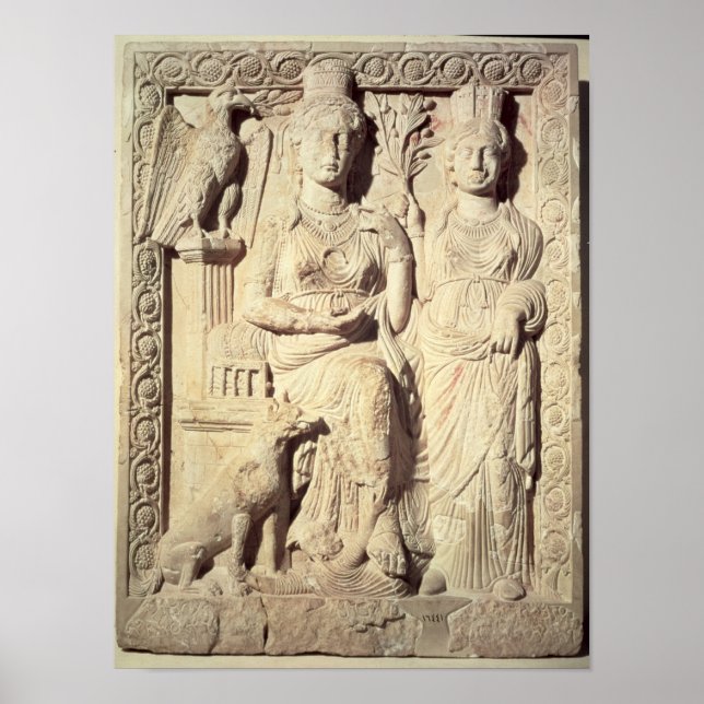 Póster La princesa Zenobia y una compañera (Frente)