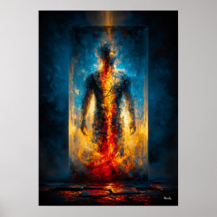 Póster La Prisión de la Luz – Expresionista Monumental