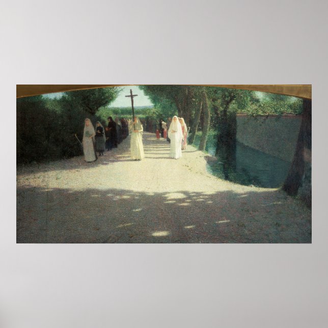 Póster La procesión, 1892-95 (Frente)