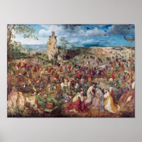 La procesión al calvario, Pieter Bruegel