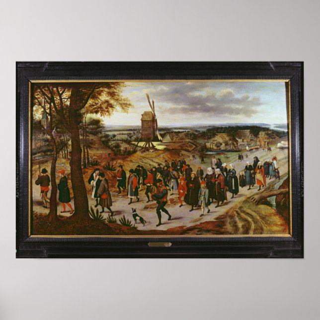 Póster La procesión Boda (Frente)