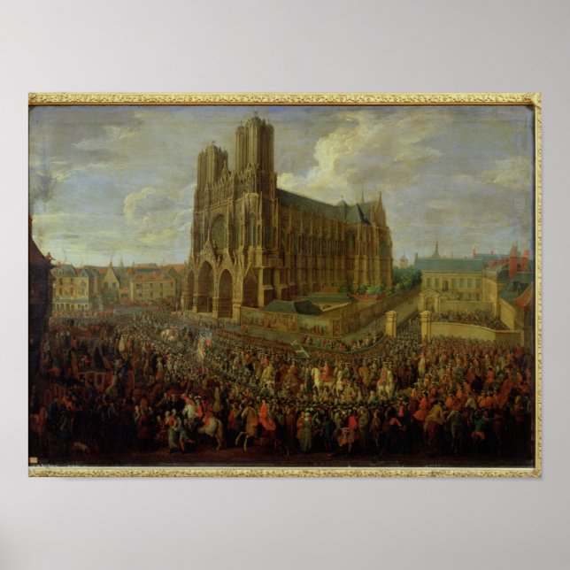 Póster La procesión del Rey Luis XV (Frente)