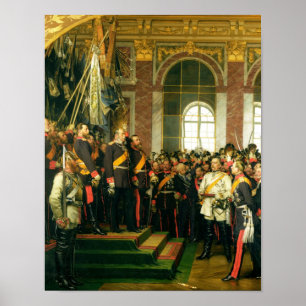 Póster La proclamación de Wilhelm como Kaiser