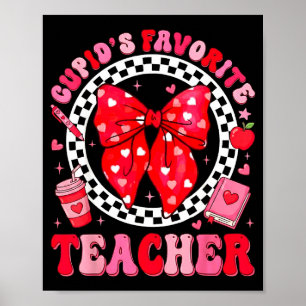 Póster La profesora favorita de Cupido estudiante coqueta