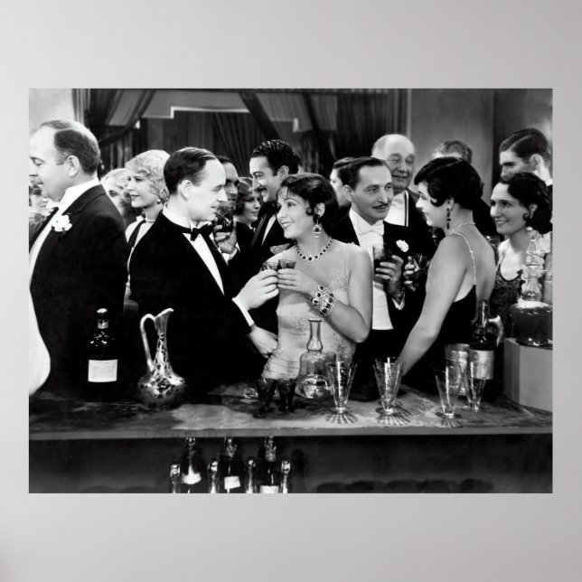 PÓSTER LA PROHIBICIÓN DE 1933 TERMINA CON EL FIESTA DE CÓ (Frente)