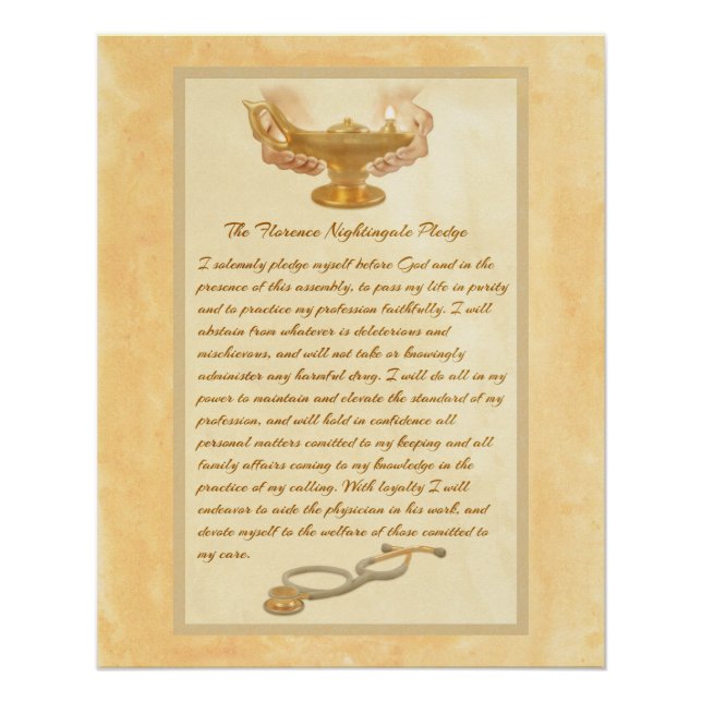 Póster La promesa de Florencia Nightingale (Anverso)