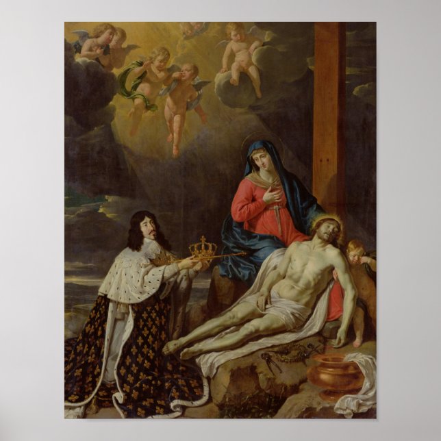 Póster La promesa de Luis XIII Rey de Francia y (Frente)