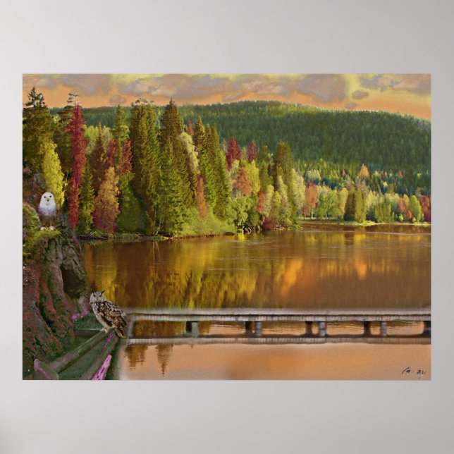 Póster La protección del lago (Frente)