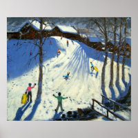 La puente peatonal Morzine