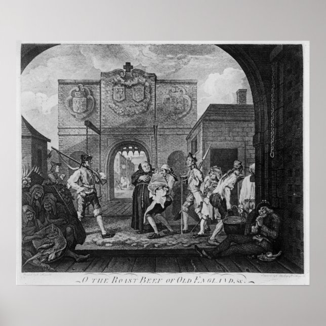 Póster La Puerta de Calais, o la Carne de Carne (Frente)