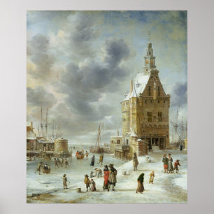 Póster La puerta de la ciudad de Hoorn