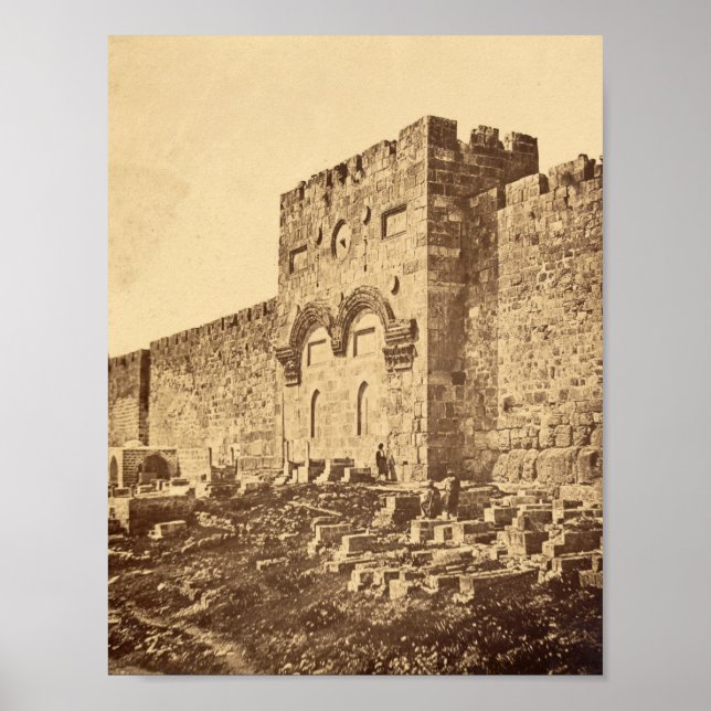 Póster La Puerta de Oro en Jerusalén (Frente)