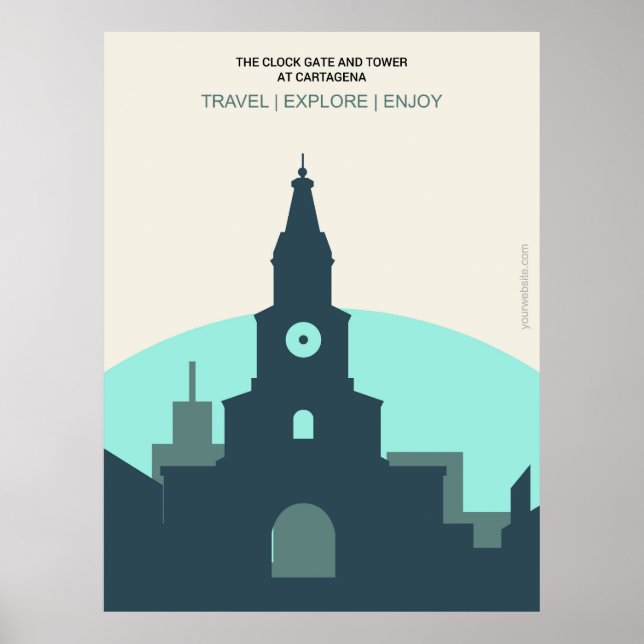 Póster La puerta del reloj (Frente)